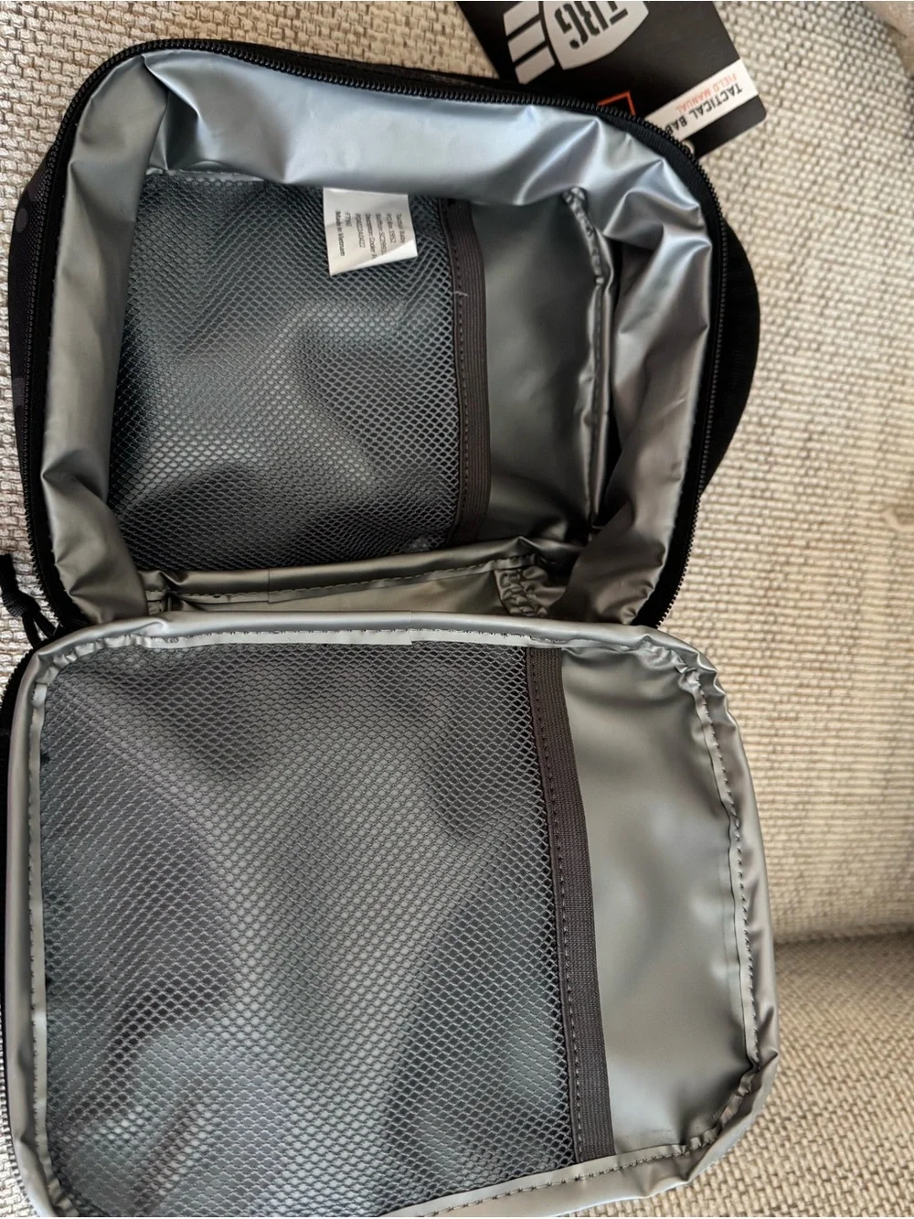 TBG Tactical Backpack and Pouch Set - Black Camo
